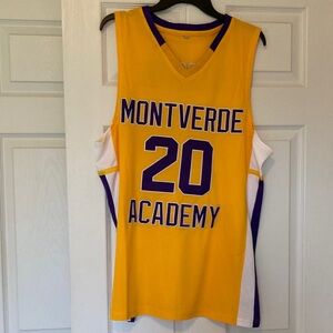 Montverde Academy Yellow and Purple Basketball Jersey
